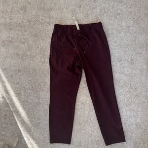 lululemon athletica Dark Red pants